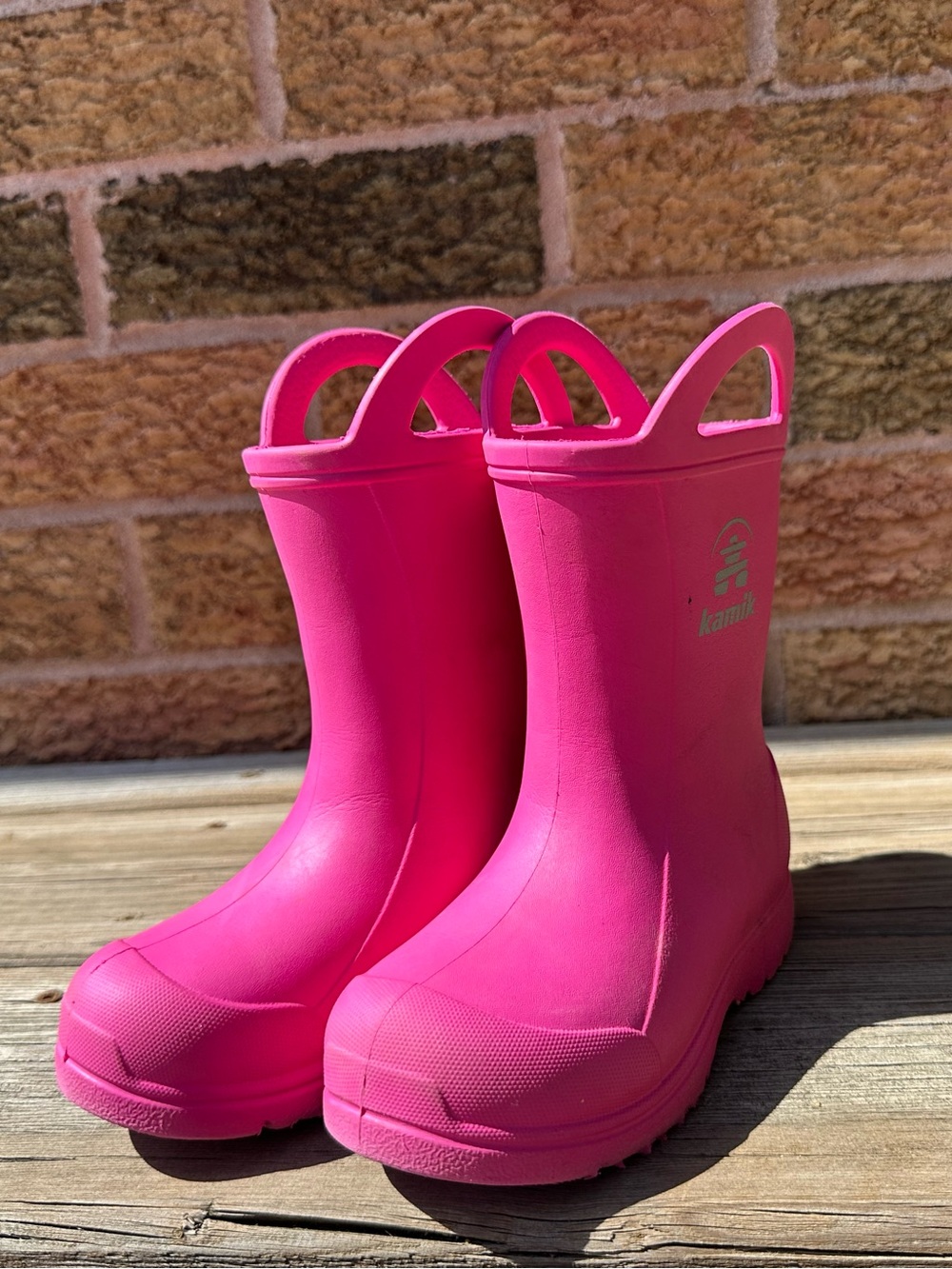 Kamik rain boots toddler size 9